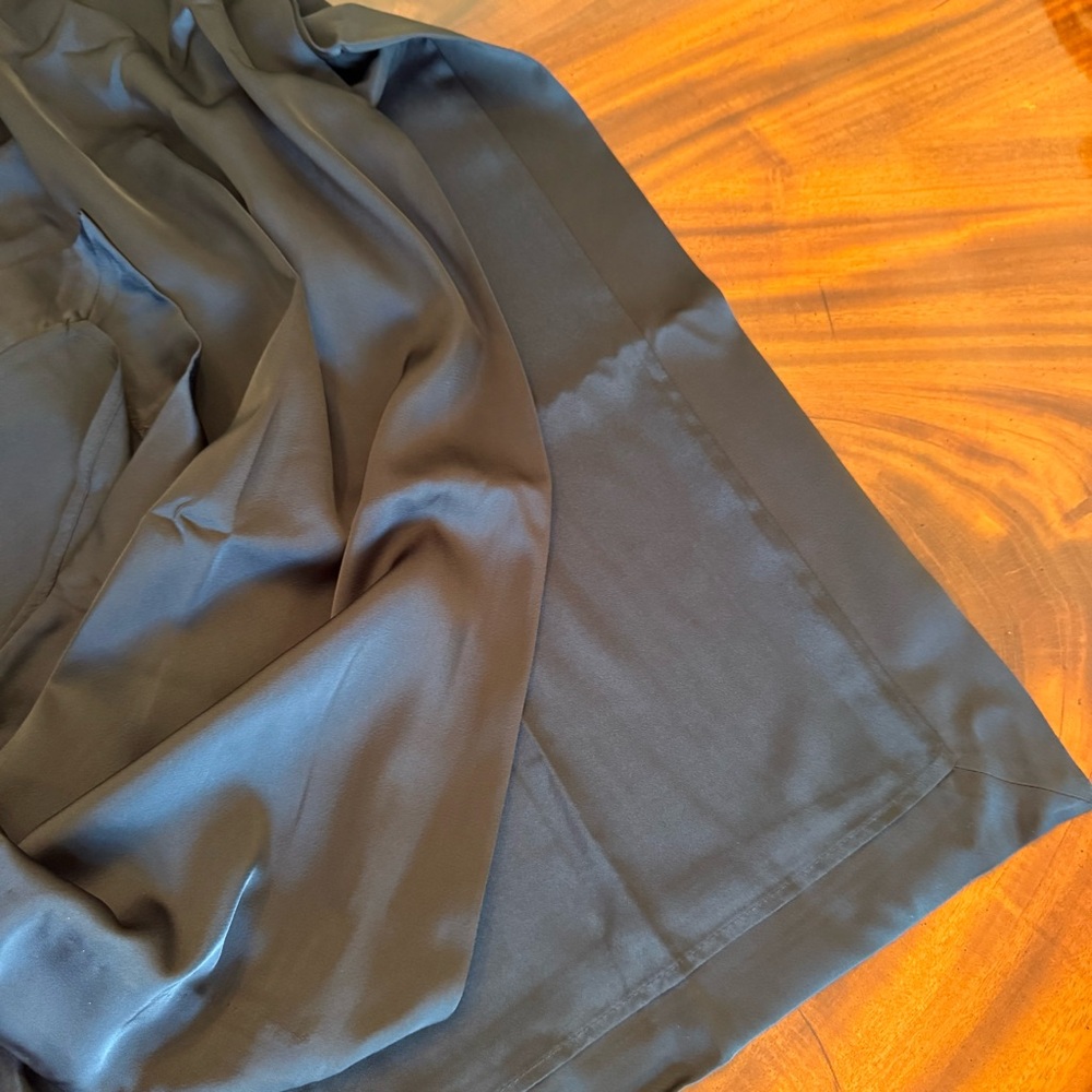 NWT Lilly Pulitzer Carlynn Satin Maxi Bow Dress Noir 8 - Picture 14 of 16